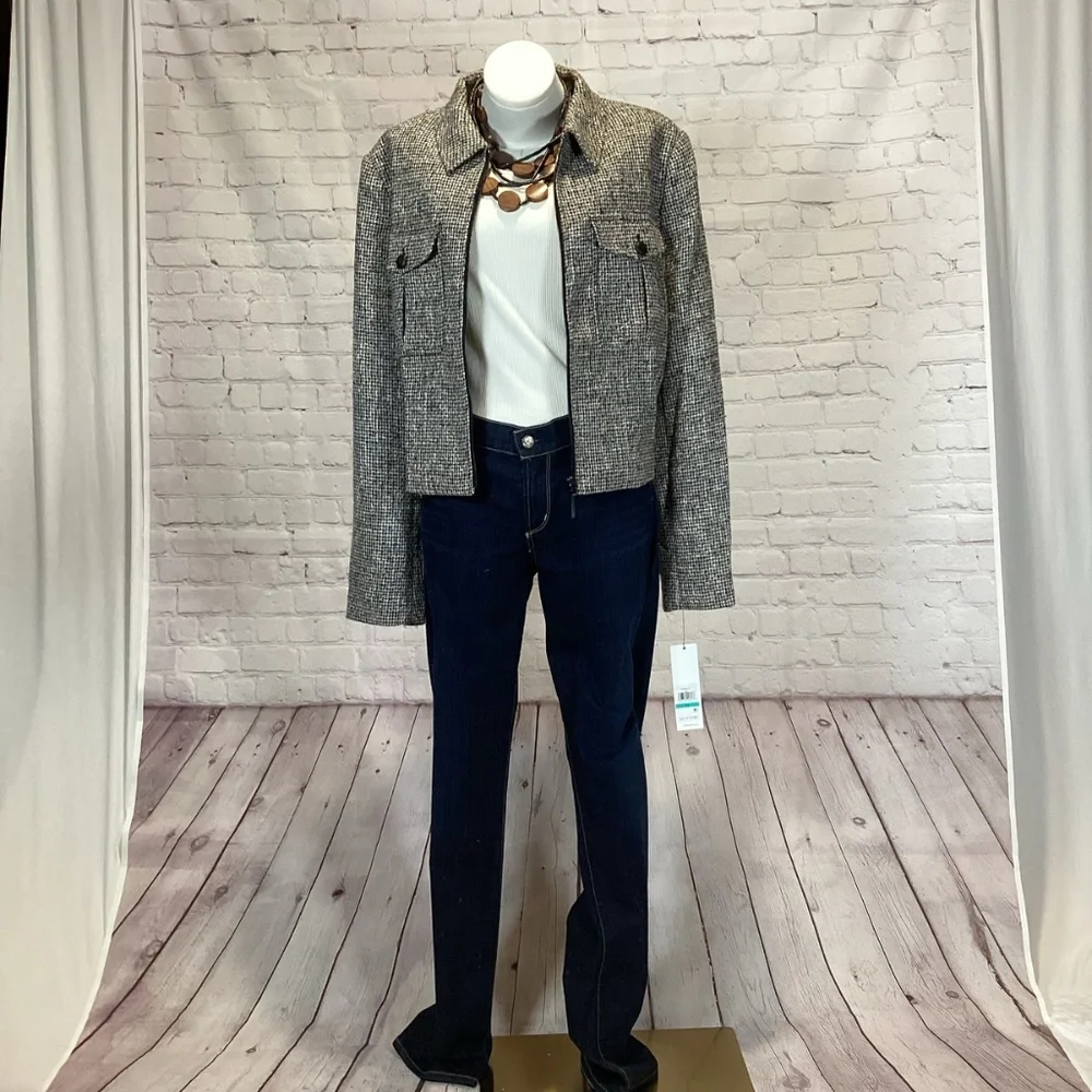 1900. Calvin Klein Cropped Blazer NWT Size 16